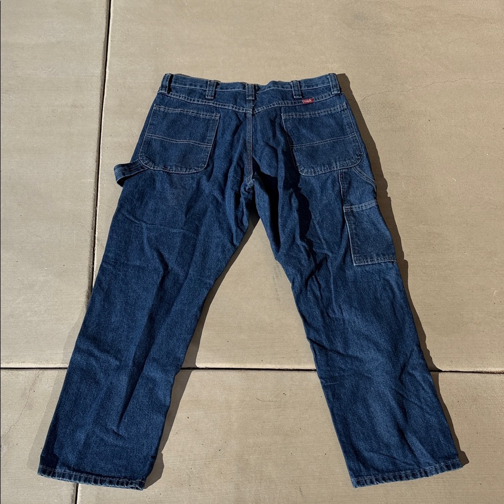 Wrangler Deep Blue Denim Cargo Pants